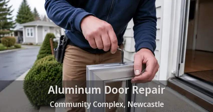 Aluminum Door Repair Community Complex, Newcastle - ON