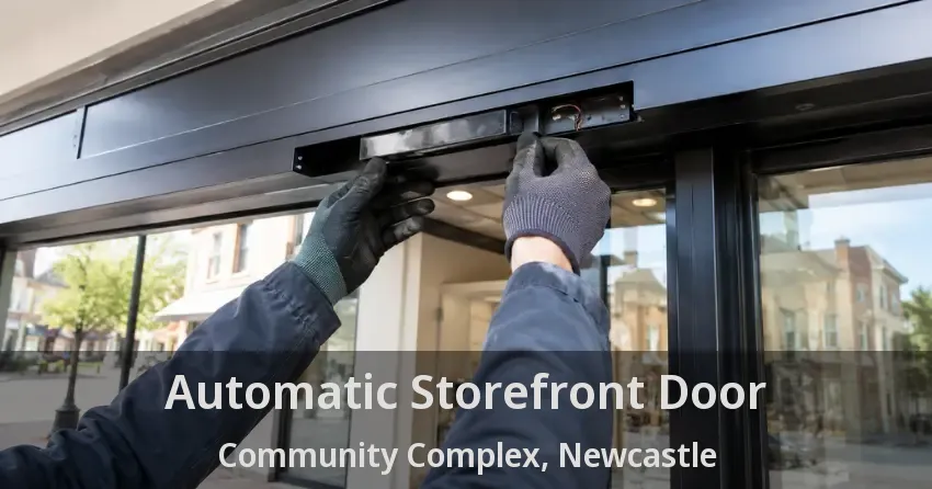 Automatic Storefront Door Community Complex, Newcastle - ON
