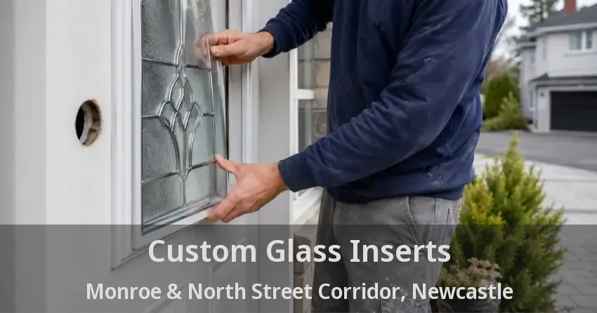 Custom Glass Inserts Monroe & North Street Corridor, Newcastle - ON