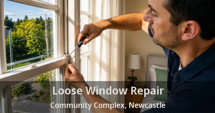 Loose Window Repair Community Complex, Newcastle - ON