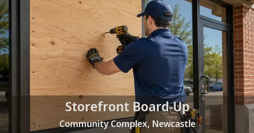 Storefront Board-Up Community Complex, Newcastle - ON