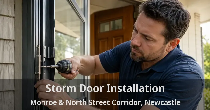 Storm Door Installation Monroe & North Street Corridor, Newcastle - ON