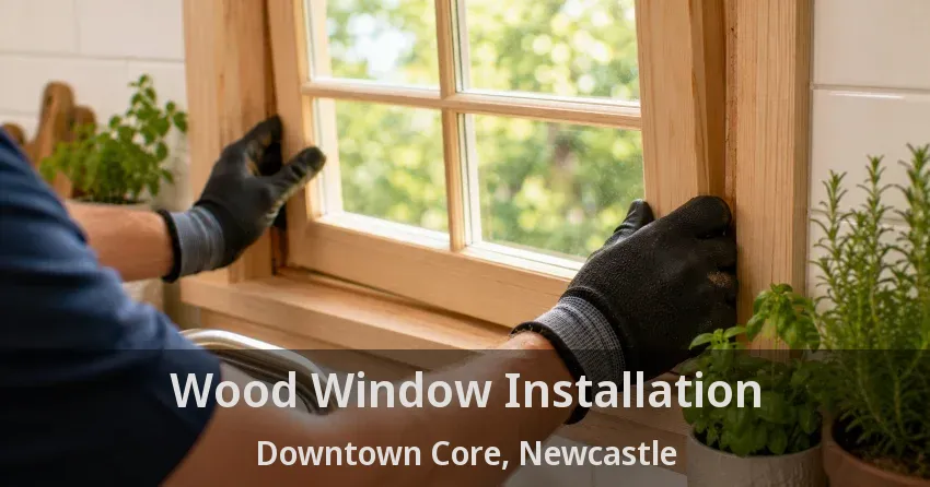 Wood Window Installation Downtown Core, Newcastle - ON