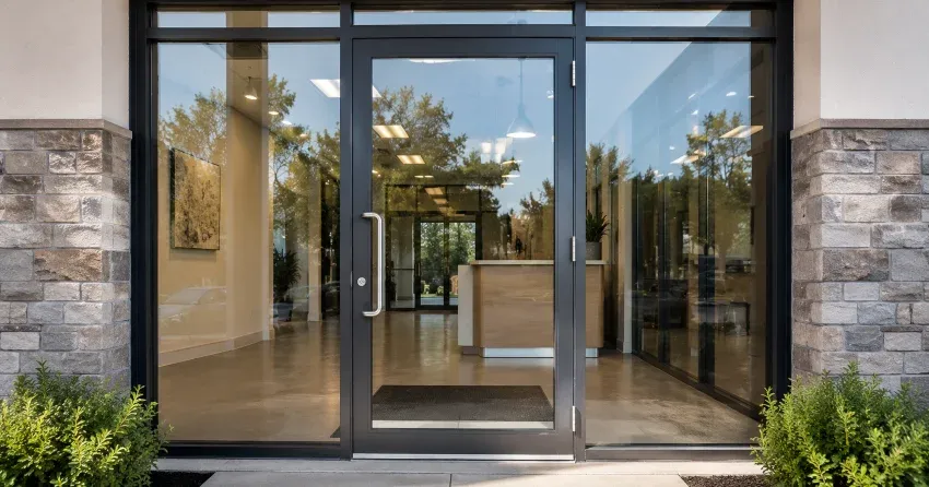 glass door installation sliding patio door in Newcastle