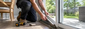 Patio Door Rail Repair Monroe & North Street Corridor, Newcastle
