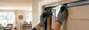 Pocket Door Repair Monroe & North Street Corridor, Newcastle